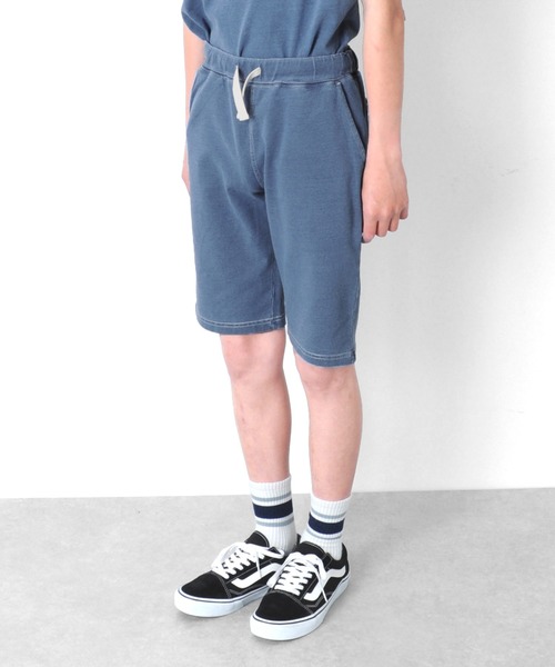 GLAZOS(グラソス)の「カットデニム・ハーフパンツ【セットアップ対応】(デニムパンツ・キッズ・ブルー/ライトブルー・140cm/160cm/150cm/170cm/130cm)」の10枚目の写真