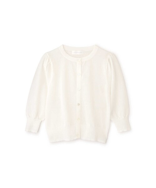 JILL STUART（ジルスチュアート）の「◆《Endy ROBE》シャンテルニット（カーディガン/ボレロ・レディース・ホワイト/ブラック/ブルー・FREE）」の9枚目の写真