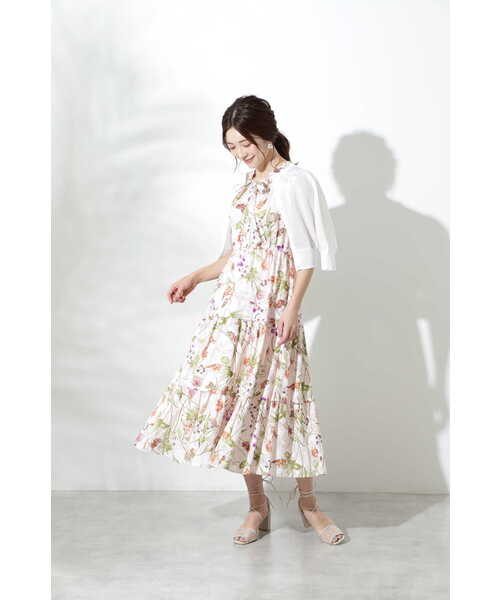 JILL STUART（ジルスチュアート）の「◆《Endy ROBE》シャンテルニット（カーディガン/ボレロ・レディース・ホワイト/ブラック/ブルー・FREE）」の11枚目の写真