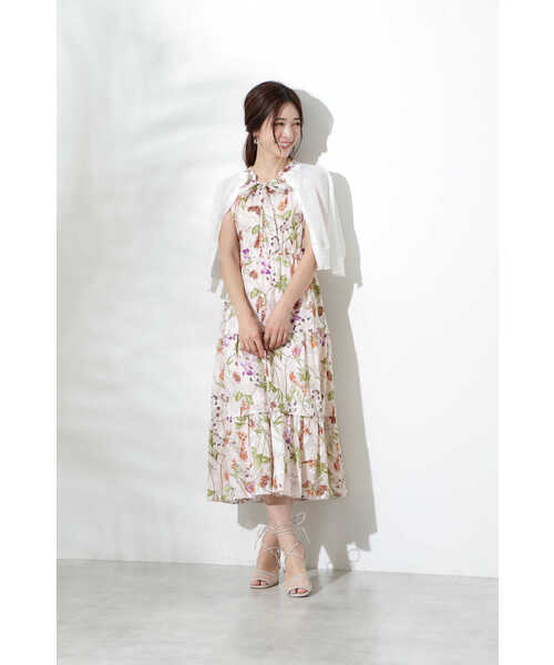 JILL STUART（ジルスチュアート）の「◆《Endy ROBE》シャンテルニット（カーディガン/ボレロ・レディース・ホワイト/ブラック/ブルー・FREE）」の12枚目の写真