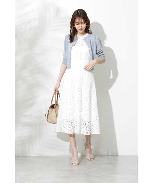 JILL STUART（ジルスチュアート）の「◆《Endy ROBE》シャンテルニット（カーディガン/ボレロ・レディース・ホワイト/ブラック/ブルー・FREE）」の17枚目の写真