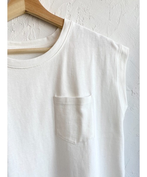 She's Closet(シーズクローゼット)の「クルーネックヘビーウェイトフレンチスリーブロングTシャツワンピース(ワンピース・レディース・ホワイト/ブラック/モカ/チャコール・FREE)」の17枚目の写真