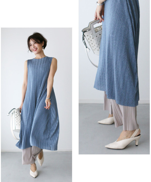 Ehre style(エーレスタイル)の「レギンスより『細見え』するインナープリーツパンツ(その他パンツ・レディース・ホワイト/ブラック/ベージュ/グリーン・FREE)」の13枚目の写真