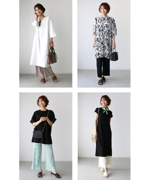 Ehre style(エーレスタイル)の「レギンスより『細見え』するインナープリーツパンツ(その他パンツ・レディース・ホワイト/ブラック/ベージュ/グリーン・FREE)」の22枚目の写真