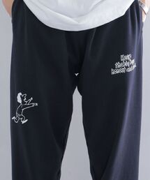 *SHIPS: ROOTS×INFLUENCE LEEGET ペインティング プリント スウェット パンツ