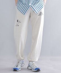 *SHIPS: ROOTS×INFLUENCE LEEGET ペインティング プリント スウェット パンツ