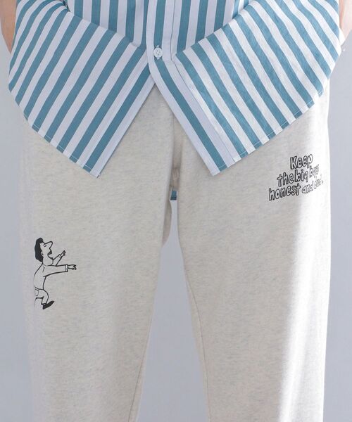 SHIPS(シップス)の「*SHIPS: ROOTS×INFLUENCE LEEGET ペインティング プリント スウェット パンツ(スウェットパンツ・メンズ・ネイビー/グレー・MEDIUM/LARGE/X-LARGE)」の9枚目の写真