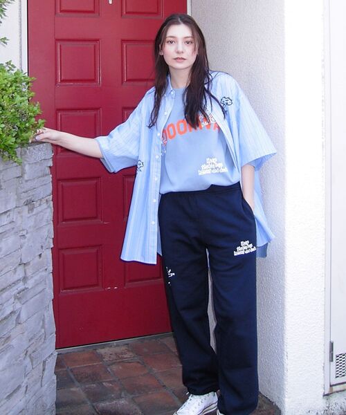 SHIPS(シップス)の「*SHIPS: ROOTS×INFLUENCE LEEGET ペインティング プリント スウェット パンツ(スウェットパンツ・メンズ・ネイビー/グレー・MEDIUM/LARGE/X-LARGE)」の21枚目の写真