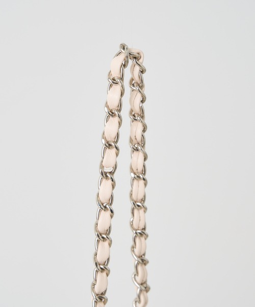 Chico（チコ）の「チェーンショルダーキルティングスマホケース（ショルダーバッグ・レディース・ホワイト/ブラック/ピンク・FREE）」の17枚目の写真