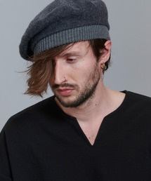 NO ID. | ウールリブベレー(ハンチング/ベレー帽)