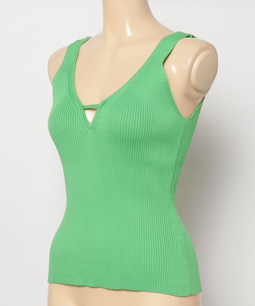 TAN（タン）の「TAN-UV/NECK CAMI（キャミソール・レディース・ライトブルー/ネイビー/ライトグリーン・FREE）」の9枚目の写真