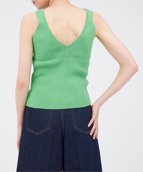 TAN（タン）の「TAN-UV/NECK CAMI（キャミソール・レディース・ライトブルー/ネイビー/ライトグリーン・FREE）」の5枚目の写真