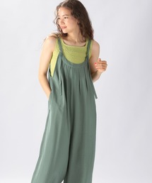 リラックスワイドサロペット