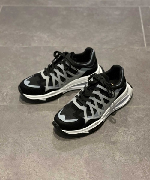 ASH(アッシュ)の「【FUTURA200】ハイテクローカットスニーカー(スニーカー・レディース・ホワイト/ブラック/マルチ・35/38/39/36/37)」の3枚目の写真