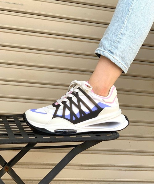 ASH(アッシュ)の「【FUTURA200】ハイテクローカットスニーカー(スニーカー・レディース・ホワイト/ブラック/マルチ・35/38/39/36/37)」の8枚目の写真