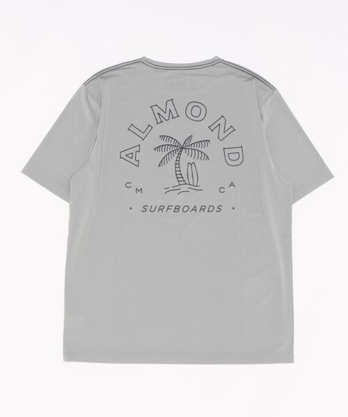 【セール】SURF RASHGUARD S/S TEE/アーモンド半袖ラッシュガード(水着)（ラッシュガード）｜ALMOND（アーモンド）