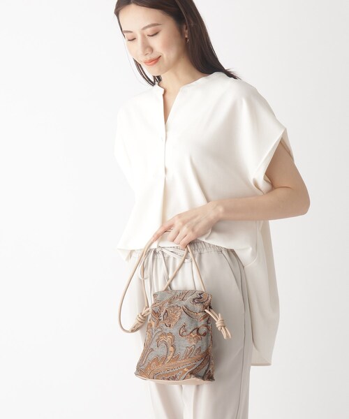 OPAQUE.CLIP（オペークドットクリップ）の「◆アソートドロストミニショルダーバッグ（ショルダーバッグ・レディース・ブラック系3/ブラウン系4/ベージュ系1/ブルー系6・00）」の4枚目の写真