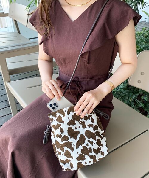 OPAQUE.CLIP（オペークドットクリップ）の「◆アソートドロストミニショルダーバッグ（ショルダーバッグ・レディース・ブラック系3/ブラウン系4/ベージュ系1/ブルー系6・00）」の2枚目の写真