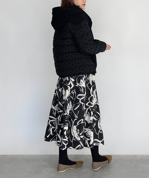 PICCIN(ピッチン)の「フロッキードットダウンジャケット(ダウンジャケット/コート・レディース・ブラック・S/M)」の19枚目の写真