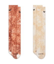NIKE | NIKE Cushioned Tie-Dye Crew Socks DM3407-908/910 /ナイキ メンズ ワンポイント ソックス 靴下 タイダイ(ソックス/靴下)