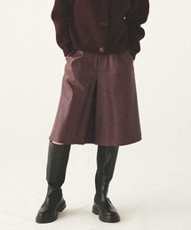 MECRE | フェイクレザーハーフパンツ(その他パンツ)