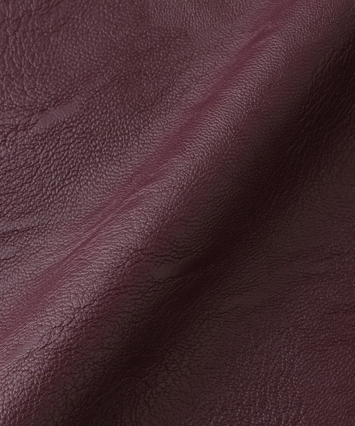 MECRE（メクル）の「フェイクレザーハーフパンツ（その他パンツ・レディース・ブラック/ワイン・S/M）」の16枚目の写真