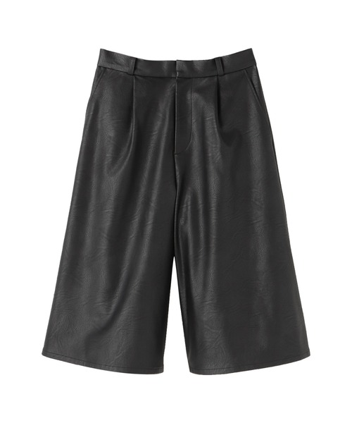 MECRE（メクル）の「フェイクレザーハーフパンツ（その他パンツ・レディース・ブラック/ワイン・S/M）」の11枚目の写真