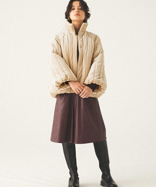 MECRE（メクル）の「フェイクレザーハーフパンツ（その他パンツ・レディース・ブラック/ワイン・S/M）」の20枚目の写真