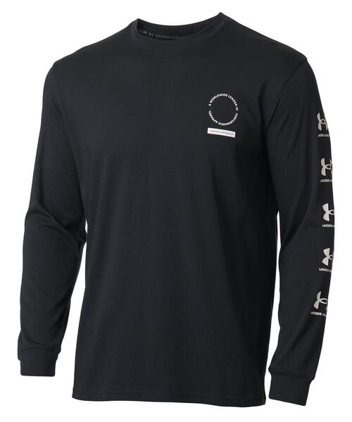 UNDER ARMOUR(アンダーアーマー)の「UAヘビーウエイト チャージドコットン ロングスリーブ シンボル Tシャツ(トレーニング/メンズ)(Tシャツ/カットソー・メンズ・ホワイト/ブラック/ブルー系その他・M/L/XL/XXL/S/3XL)」の7枚目の写真