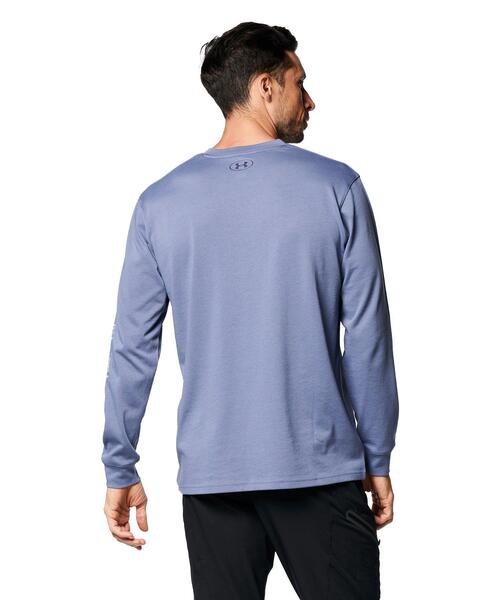 UNDER ARMOUR(アンダーアーマー)の「UAヘビーウエイト チャージドコットン ロングスリーブ シンボル Tシャツ(トレーニング/メンズ)(Tシャツ/カットソー・メンズ・ホワイト/ブラック/ブルー系その他・M/L/XL/XXL/S/3XL)」の14枚目の写真