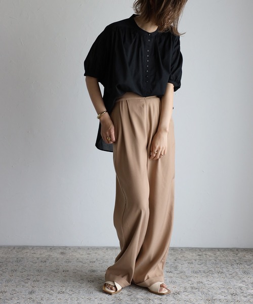 Bonjour Sagan（ボンジュールサガン）の「バックルフラットミュール（サンダル・レディース・オフホワイト・M/L）」の4枚目の写真