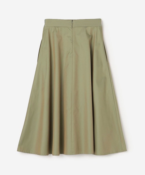 Morris & Sons(モリスアンドサンズ)の「MORRIS & SONS | ギャバジンスカート WOMEN(スカート・レディース・ベージュ/オリーブ・1/0)」の9枚目の写真