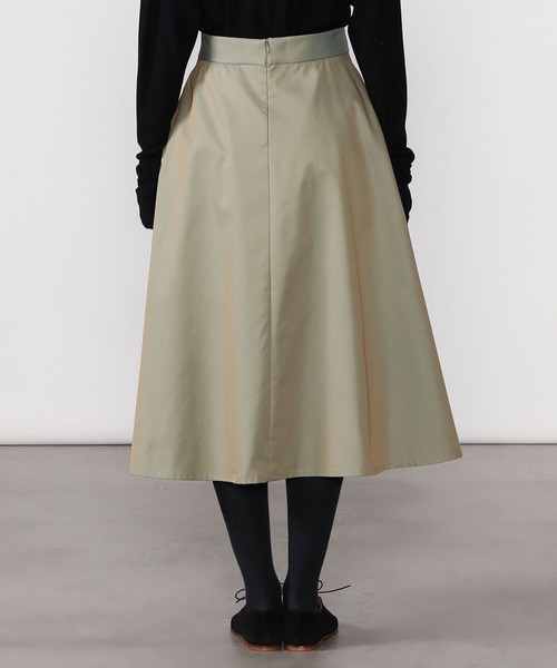 Morris & Sons(モリスアンドサンズ)の「MORRIS & SONS | ギャバジンスカート WOMEN(スカート・レディース・ベージュ/オリーブ・1/0)」の7枚目の写真