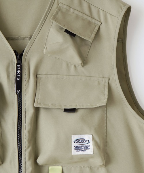 Anchor Smith（アンカー スミス）の「ビックポケット ルーズフィッシングベスト（ベスト・メンズ・ブラック/カーキ・FREE）」の21枚目の写真