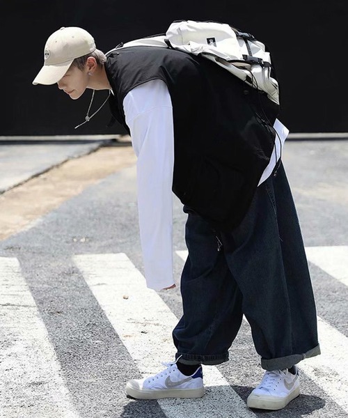 Anchor Smith（アンカー スミス）の「ビックポケット ルーズフィッシングベスト（ベスト・メンズ・ブラック/カーキ・FREE）」の8枚目の写真