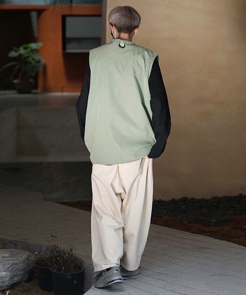 Anchor Smith（アンカー スミス）の「ビックポケット ルーズフィッシングベスト（ベスト・メンズ・ブラック/カーキ・FREE）」の19枚目の写真