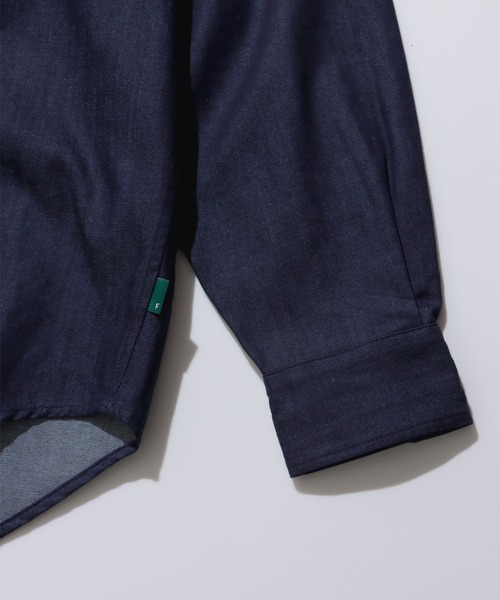 FIDELITY(フィデリティ)の「BUTTON DOWN BIG SHIRT / ボタンダウン ビッグシャツ(シャツ/ブラウス・メンズ・ネイビー/オフホワイト/ブルー系その他/ミント・LARGE/MEDIUM)」の8枚目の写真