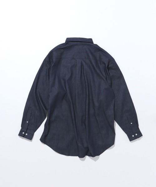 FIDELITY(フィデリティ)の「BUTTON DOWN BIG SHIRT / ボタンダウン ビッグシャツ(シャツ/ブラウス・メンズ・ネイビー/オフホワイト/ブルー系その他/ミント・LARGE/MEDIUM)」の10枚目の写真