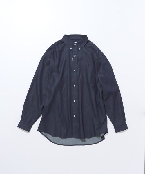 FIDELITY(フィデリティ)の「BUTTON DOWN BIG SHIRT / ボタンダウン ビッグシャツ(シャツ/ブラウス・メンズ・ネイビー/オフホワイト/ブルー系その他/ミント・LARGE/MEDIUM)」の22枚目の写真