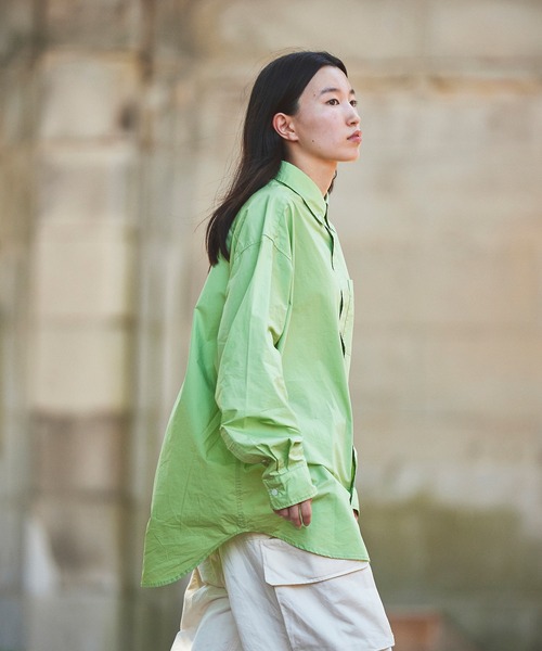 FIDELITY(フィデリティ)の「BUTTON DOWN BIG SHIRT / ボタンダウン ビッグシャツ(シャツ/ブラウス・メンズ・ネイビー/オフホワイト/ブルー系その他/ミント・LARGE/MEDIUM)」の17枚目の写真