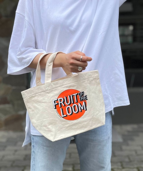 ONE DAY KMC (ワンデイケーエムシー)の「FRUIT OF THE LOOM/ FFGS SOUVENIR MINI TOTE BAG A / 70076200(トートバッグ・レディース・グリーン/マスタード/ネイビー/ブルー/パープル/ミント/レッド系その他・ONESIZE)」の6枚目の写真