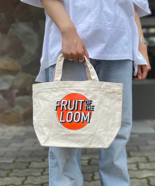 ONE DAY KMC (ワンデイケーエムシー)の「FRUIT OF THE LOOM/ FFGS SOUVENIR MINI TOTE BAG A / 70076200(トートバッグ・レディース・グリーン/マスタード/ネイビー/ブルー/パープル/ミント/レッド系その他・ONESIZE)」の19枚目の写真