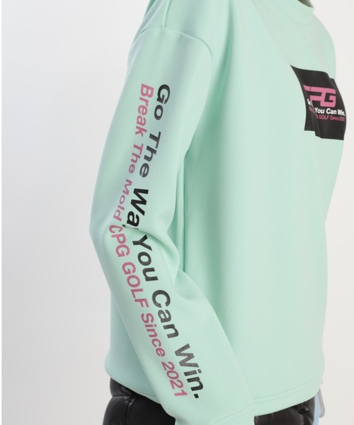 CPG GOLF（シーピージーゴルフ）の「Stretch cardboard pullover（ストレッチダンボールプルオーバー） | WOMEN（パーカー・レディース・ホワイト/ブラック/グリーン・MEDIUM/LARGE/X-LARGE）」の7枚目の写真