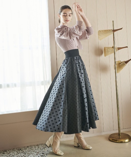 AND COUTURE（アンドクチュール）の「ウエストリブフロッキー