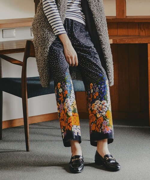 Freada(フリーダ)の「Freada/フリーダ ベロアパンツ(その他パンツ・レディース・ブラック/グリーン・フリ-)」の9枚目の写真