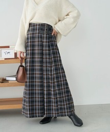ROPE' PICNIC | 【WEB限定】着丈が選べる/チェックキルトロングスカート/リンクコーデ(スカート)
