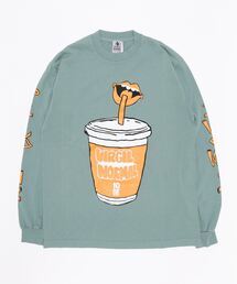VIRGIL NORMAL | VIRGIL NORMAL | プリント長袖Tシャツ PLASTIC SUCKS(Tシャツ/カットソー)