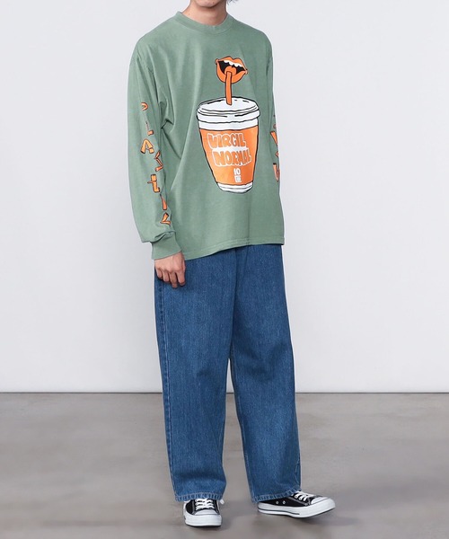 VIRGIL NORMAL（ヴァージルノーマル）の「VIRGIL NORMAL | プリント長袖Tシャツ PLASTIC SUCKS（Tシャツ/カットソー・レディース・ブルー系その他・LARGE/MEDIUM）」の20枚目の写真