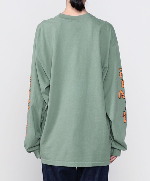 VIRGIL NORMAL（ヴァージルノーマル）の「VIRGIL NORMAL | プリント長袖Tシャツ PLASTIC SUCKS（Tシャツ/カットソー・レディース・ブルー系その他・LARGE/MEDIUM）」の12枚目の写真