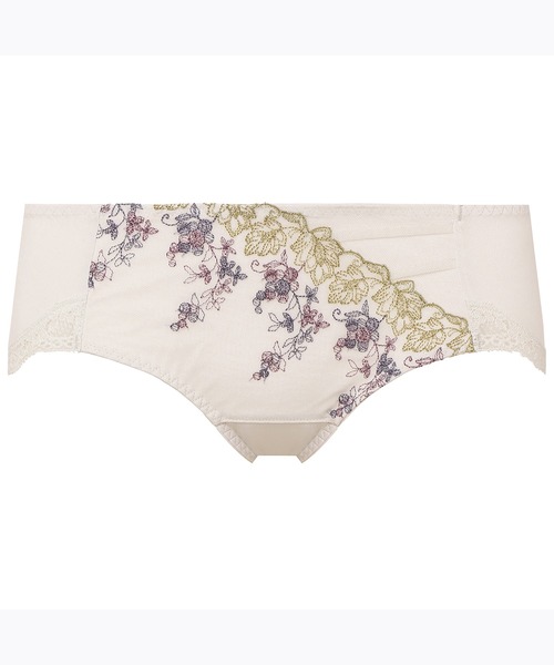 AMOSTYLE BY Triumph（アモスタイルバイトリンプ）の「サニタリー(ボーイズレングス) ガーデニングレース AMST1407 SAN.PT JX（ショーツ・レディース・ブラウン/パープル/グリーン/ベージュ/ブルー/シルバー・M/L）」の6枚目の写真